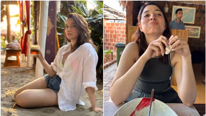 വൈറലായ 'ന്യൂഇയര്‍ ചുംബന വീഡിയോയ്ക്ക്' പിറകെ ഗോവന്‍ ചിത്രങ്ങളുമായി തമന്ന