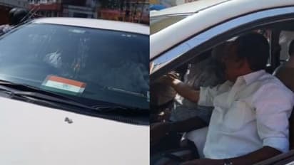 കാലടി ജംഗ്ഷനിലെ വാഹനക്കുരുക്കിനിടെ എംപിയുടെ വാഹനം മുന്നോട്ട് എടുത്തതിനെ ചൊല്ലി തർക്കം