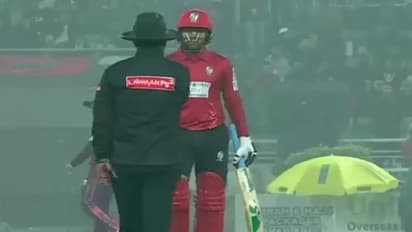 வைடு கொடுக்காத அம்பயரை கோபத்தில் கடுமையாக திட்டிய ஷகிப் அல் ஹசன்..! வைரல் வீடியோ