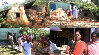 ഇടുക്കി പൂപ്പാറയിലും കാട്ടാനയുടെ ആക്രമണം: രണ്ട് വീടുകൾ തകർത്തു