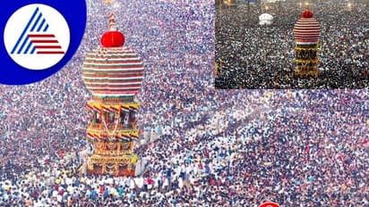 ಕೊಪ್ಪಳ ಅಜ್ಜನ ಜಾತ್ರೆ: 8 ಲಕ್ಷ ಭಕ್ತಸಾಗರದ ನಡುವೆ ಗವಿಸಿದ್ದೇಶ್ವರ ತೇರು!