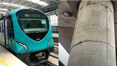 കൊച്ചി മെട്രോയുടെ തൂണിൽ വിള്ളൽ, ബലക്ഷയം ഇല്ലെന്ന് കെഎംആർഎൽ