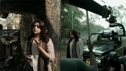 ഷാജി കൈലാസിന്റെ ഹൊറര് ത്രില്ലർ; വൻ തിരിച്ചുവരവിന് ഭാവന; 'ഹണ്ട്' മേക്കിംഗ് വീഡിയോ