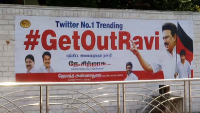 Amid Governor-MK Stalin standoff, #GetOutRavi posters surface in Chennai; check details