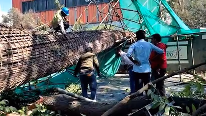Bengaluru: 2-year-old boy, mother dead after beam of metro pillar crashes