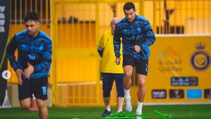 Ronaldo's 'work mode' on: Al-Nassr supporters impressed by legend's dedication as he awaits debut
