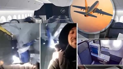 ಮಧ್ಯ ಆಗಸದಲ್ಲಿ ತೆರೆದುಕೊಂಡ ವಿಮಾನದ ಬಾಗಿಲು:  ವೈರಲ್ ವಿಡಿಯೋ