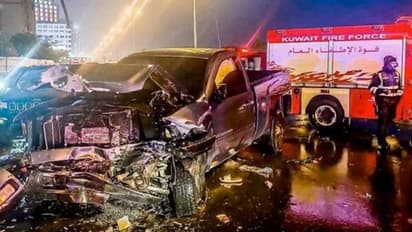 കുവൈത്തില്‍ നിയന്ത്രണംവിട്ട കാറിടിച്ച് നാല് പ്രവാസികള്‍ മരിച്ചു