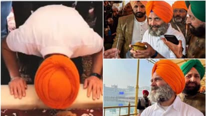 ഓറഞ്ച് ടർബനണിഞ്ഞ് സുവർണക്ഷേത്രത്തിൽ രാഹുൽ ഗാന്ധിയുടെ പ്രാർത്ഥന, രൂക്ഷമായി വിമർശിച്ച് ശിരോമണി അകാലിദൾ