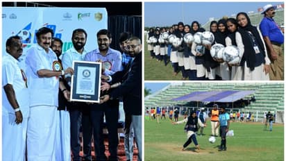 പന്ത് തട്ടി ഗിന്നസ് റെക്കോർഡിൽ ഇടം നേടി മലപ്പുറം