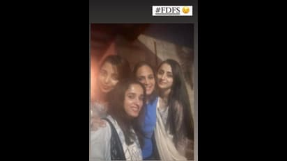 இது தல - தளபதி பொங்கல்... ரசிகர்களோடு FDFS பார்த்து துணிவு, வாரிசு படங்களை வேறலெவலில் கொண்டாடிய திரிஷா