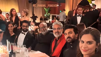 உலக அரங்கில் வெற்றி கொடி நாட்டிய.. நாட்டு கூத்து பாடல்! கோல்டன் குளோப் விருதை குடும்பத்தோடு கொண்டாடிய RRR குழ!