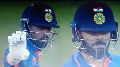 രണ്ടാം റണ്ണോടിയില്ല, ഹാര്ദ്ദിക് പാണ്ഡ്യയെ നോക്കി പേടിപ്പിച്ച് വിരാട് കോലി-വീഡിയോ