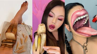 കാലുകൾ ബ്രെഡ്, കൈകള് പഴം; അത്ഭുതമാണ് മിമിയുടെ മേക്കപ്പ് വിസ്മയം