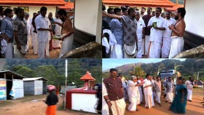 അയ്യപ്പ ഭക്തർക്ക് സൗകര്യങ്ങൾ കുറവെന്ന് പരാതി; വണ്ടിപ്പെരിയാർ സത്രത്തിൽ നേരിട്ടെത്തി മന്ത്രിയുടെ പരിശോധന