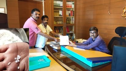 ಬಿಸಿಯೂಟದ ಅಕ್ಕಿಯಲ್ಲಿ ಪ್ಲಾಸ್ಟಿಕ್ ಮಣಿಗಳ ಮಿಶ್ರಣ, ನೀರಿಗೆ ಹಾಕಿದರೆ ತೇಲುವ, ಬೆಂಕಿ ಹಚ್ಚಿದರೆ ಉರಿಯುವ ಮಣಿಗಳು!