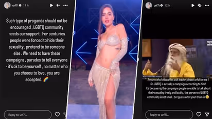 Urfi Javed slams Sadhguru on Instagram over LGBTQ views - READ