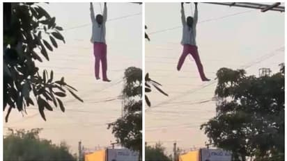 సిద్దిపేటలో మద్యం మత్తులో బిల్‌బోర్డుకు వేలాడిన మందుబాబు.. వైరల్ వీడియో ఇదే