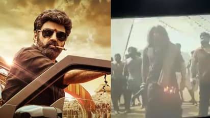 ബാലയ്യയുടെ തീപ്പൊരി പ്രകടനം; അതിരുവിട്ട് ആ​ഘോഷം, സ്ക്രീനിന് തീയിട്ട് ആരാധകർ - വീഡിയോ