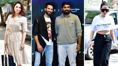 Shahid Kapoor, Vijay Sethupathi, Urfi Javed and more celebs spotted in various places in Mumbai