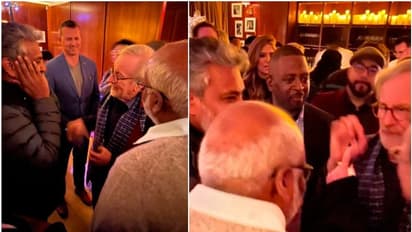 'ಗೋಲ್ಡನ್ ಗ್ಲೋಬ್ಸ್'ನಲ್ಲಿ ದೇವರನ್ನು ಭೇಟಿಯಾದ ನಿರ್ದೇಶಕ ರಾಜಮೌಳಿ; ಫೋಟೋ ವೈರಲ್ 