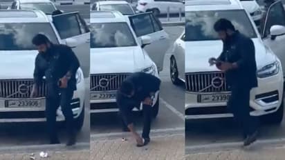 ഫുട്പാത്തിൽ കിടന്ന കടലാസ് കഷണങ്ങൾ പെറുക്കിമാറ്റി മോഹൻലാൽ, കയ്യടിച്ച് ആരാധകർ- വീഡിയോ 