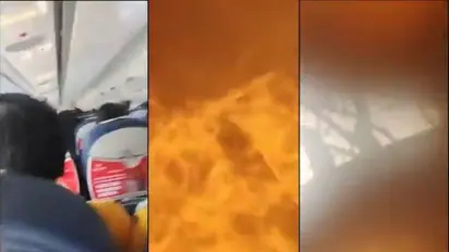 Video shot by Yeti Airlines passenger shows final moments of plane that crashed in Nepal's Pokhara