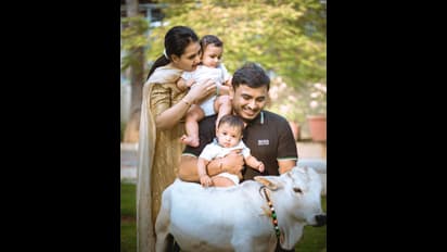 ಅವಳಿ ಮಕ್ಕಳ ಜೊತೆ ನಟಿ ಅಮೂಲ್ಯಾ ದಂಪತಿ ಸಂಕ್ರಾಂತಿ ಸಂಭ್ರಮ; ಮುದ್ದಾದ ಕುಟುಂಬ ಎಂದ ಫ್ಯಾನ್ಸ್ 