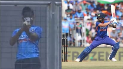 ఎవని పిచ్చి వానికి ఆనందమంటే ఇదేనేమో..! కోహ్లీ భారీ సిక్సర్.. బంతిని ఫోటో తీసుకుని ఇచ్చిన ఫ్యాన్..