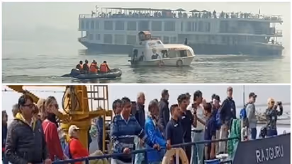 ಲೋಕಾರ್ಪಣೆಯಾದ ಮೂರನೇ ದಿನಕ್ಕೆ ಬಿಹಾರದ ಛಪ್ರಾದಲ್ಲಿ ಸಿಕ್ಕಿಹಾಕಿಕೊಂಡ ಗಂಗಾ ವಿಲಾಸ್ ಕ್ರೂಸ್!