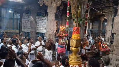 1500 ஆண்டுகள் பழமையான வானமுட்டி பெருமாள் கோவில் கொடியேற்றம்