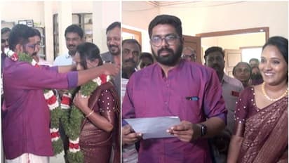 ചുവപ്പു ചാലിച്ച മാല, വധു കഴുത്തിലിട്ടു, തിരിച്ചും; പിന്നെ ഒപ്പിടൽ, കഴിഞ്ഞു കോട്ടയത്തൊരു കമ്യൂണിസ്റ്റ് കല്യാണം!