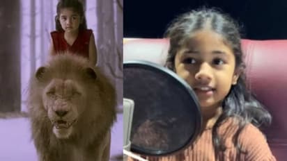 డబ్బింగ్ చెపుతున్న అల్లు అర్హ..  మురిసిపోతున్న అల్లు అర్జున్ వైరల్ అవుతున్న ఫోటో..