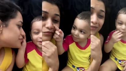 'ഈ മൂക്കുത്തിയില്‍ ഇത്രയും കോമഡി ഉണ്ടായിരുന്നോ?'; കുട്ടി കുറുമ്പന്‍റെ വീഡിയോയുമായി പാര്‍വതി കൃഷ്ണ 