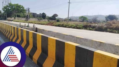 ಚಿತ್ರದುರ್ಗ: ವಾಹನಗಳೇ ಓಡಾಡದ ಜೈಲು ರಸ್ತೆಯಲ್ಲಿ ಡಿವೈಡರ್ ಅಳವಡಿಕೆ