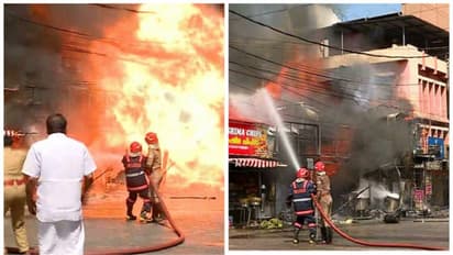 പത്തനംതിട്ട നഗരമധ്യത്തിൽ വൻ തീപിടിത്തം; 5 കടകൾ കത്തി, ഗ്യാസ് സിലിണ്ടറുകളും പൊട്ടിത്തെറിച്ചു