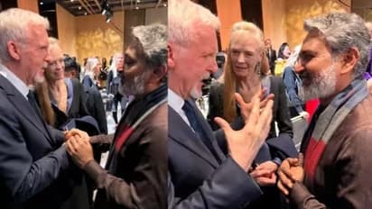 "നിങ്ങള്ക്ക് ഇവിടെ പടം ചെയ്യണമെങ്കില്...": രാജമൗലിയോട് ജെയിംസ് കാമറൂണ് പറഞ്ഞത് ഇതാണ് - വീഡിയോ