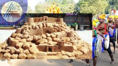 Bellary Utsav: ಮರಳಿನಲ್ಲಿ ಅರಳಿದ ಐತಿಹಾಸಿಕ ಸ್ಮಾರಕಗಳು!