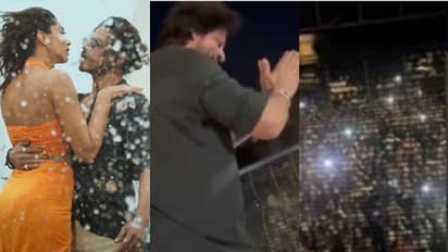 റിലീസിന് രണ്ട് നാൾ, ടിക്കറ്റ് ബുക്കിങ്ങിൽ കുതിപ്പ് തുടർന്ന് പഠാൻ; മന്നത്തിൽ തടിച്ചു കൂടി ആരാധകർ- വീഡിയോ