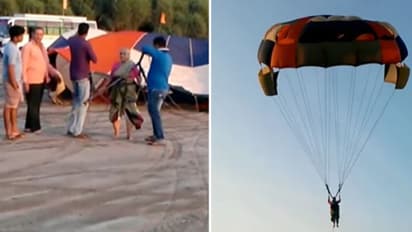 പാരാഗ്ലൈഡിങ് ചെയ്യുന്ന 80-കാരി; മുത്തശ്ശിയുടെ ഓര്മ്മ പങ്കുവച്ച് യുവതി; വീഡിയോ