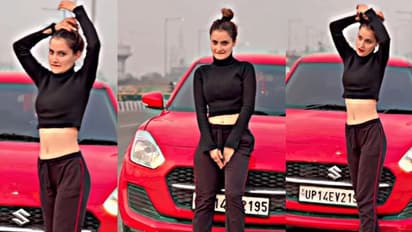 ರೀಲ್‌ಗಾಗಿ ಹೆದ್ದಾರಿಯಲ್ಲಿ ಕಾರು ನಿಲ್ಲಿಸಿ ಸಂಚಾರಕ್ಕೆ ಅಡ್ಡಿ: ಇನ್ಸ್ಟಾ  ಸ್ಟಾರ್‌ಗೆ ದಂಡ