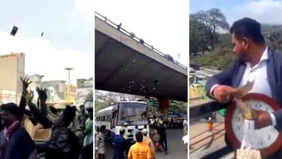 Viral video: பெங்களூரில் கொட்டிய பண மழை.. நடுரோட்டில் கிடந்த பணத்தை அள்ளிய பொதுமக்கள் - யாருப்பா அந்த ஆளு.?
