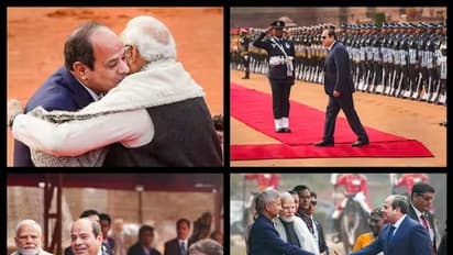 எகிப்து அதிபரை அசத்திய பிரதமர் மோடி! டெல்லியில் விமரிசையான வரவேற்பு!