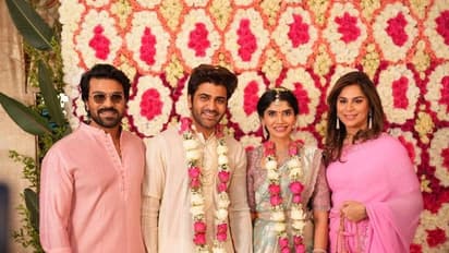 శర్వానంద్‌ ఎంగేజ్‌మెంట్‌ వేడుకలో చిరు, నాగ్‌, రానా, శ్రీకాంత్‌, అఖిల్‌, నాని.. తారల సందడి.. ఫోటోలు వైరల్‌