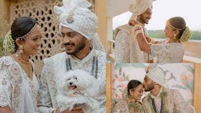 సైలెంట్గా పెళ్లి చేసుకున్న అక్షర్ పటేల్... గర్ల్ ఫ్రెండ్ మెహా పటేల్తో ఘనంగా వివాహం...