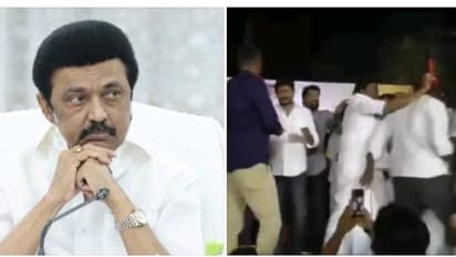 உதயநிதி முன்பாக தொண்டரை சரமாரியாக தாக்கிய அமைச்சர் கே.என்.நேரு.!தலையில் அடித்துக்கொள்ளும் முதலமைச்சர் ஸ்டாலின்