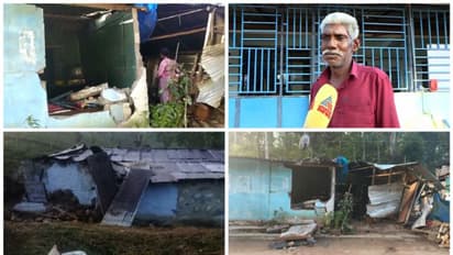 ഇടുക്കിയിൽ ഒറ്റയാന്‍റെ ആക്രമണത്തിൽ വീട് ഭാഗികമായി തകർന്നു, വീട്ടുടമ രക്ഷപെട്ടത് തലനാരിഴയ്ക്ക്