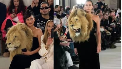 തന്റെ പോലെയുള്ള വസ്ത്രം ധരിച്ച് മോഡല്; കെയ്ലിയുടെ മുഖഭാവം വൈറല്