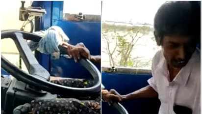 ആക്സിലേറ്ററിൽ വെള്ളക്കുപ്പി, സ്റ്റിയറിംഗ് തോര്ത്ത് കൊണ്ടുകെട്ടി; ഞെട്ടിച്ച് ലോറി യാത്ര, പിന്നിലെ രഹസ്യം!