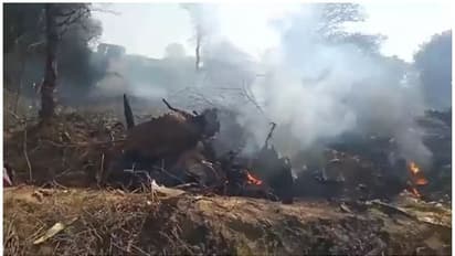 വ്യോമസേനാ വിമാനങ്ങൾ തകർന്ന സംഭവം: പൈലറ്റ് മരിച്ചു, വിമാനങ്ങൾ കൂ‌ട്ടിയിടിച്ചോ എന്നതിൽ അന്വേഷണം